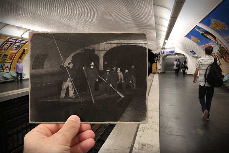 image i combined old and new photos of paris to bring history to life 8 880
