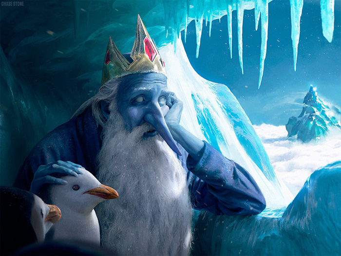 The Ice King From Adventure Time