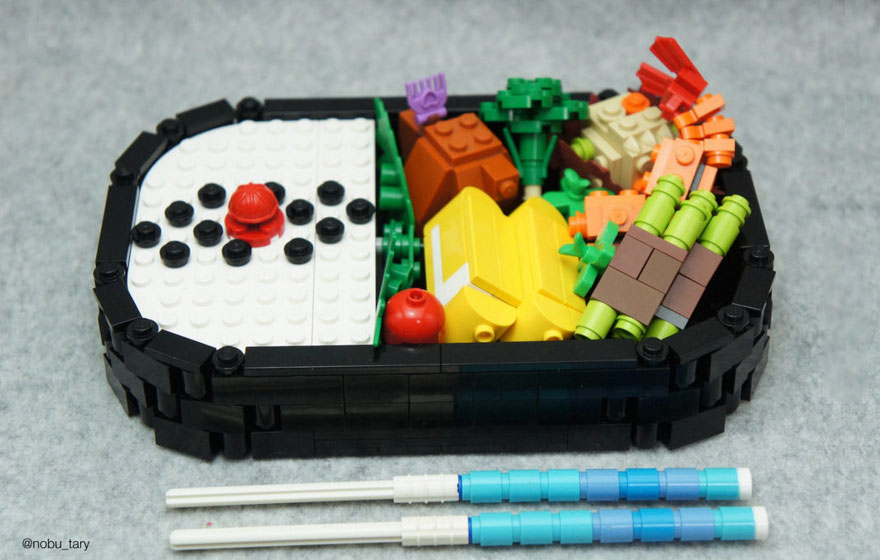 A Japanese Artist Created Some Tasty Looking Lego Art