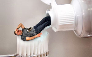 CEO Falls Asleep At Work And His Employees Take Him On Photoshop Adventures