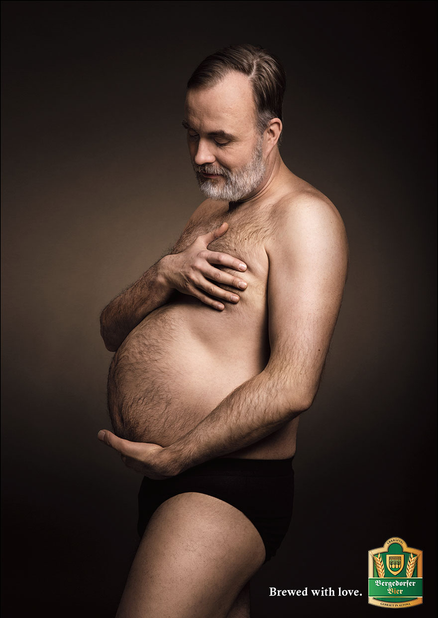 Bergedorfer-funny-beer-ad-pregnant-men-maternidade fabricado-com-amor-jung-von-mate-1
