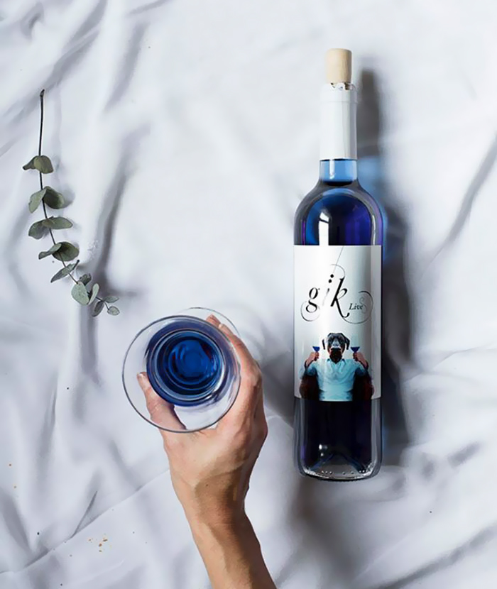 Image result for blue wine
