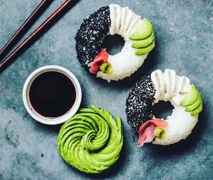 Image result for sushi doughnuts