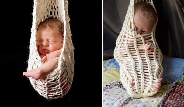 Baby In A Hammock. Nailed It