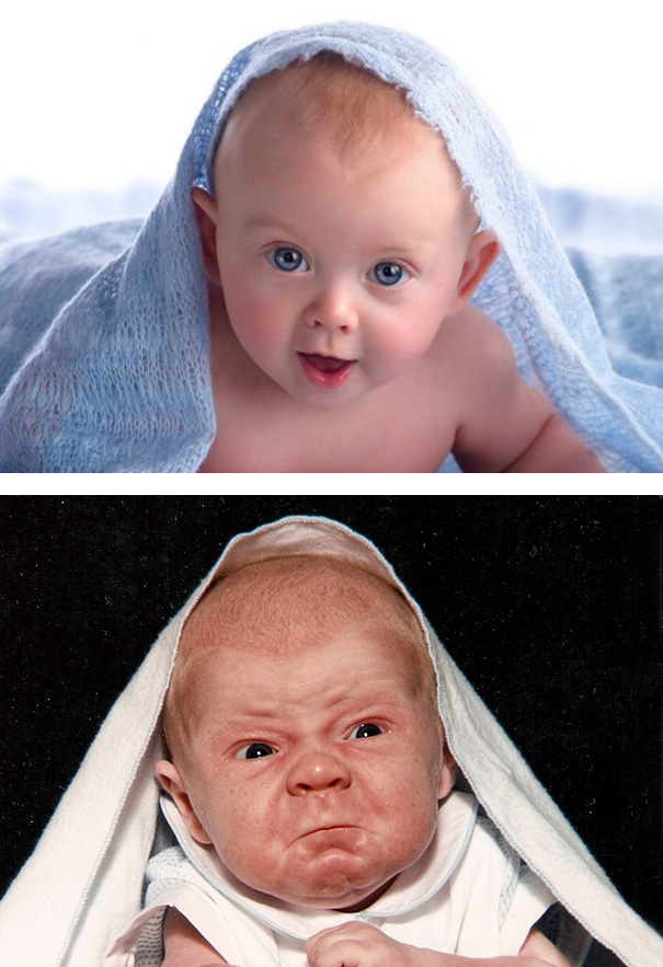 Cute Baby Under The Blanket Photo. Nailed It