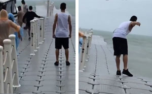 Simple Trick How To Avoid Falling Off A Floating Dock