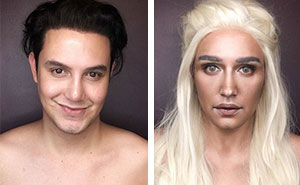 Guy Turns Himself Into "Game Of Thrones" Characters Using Only Make Up