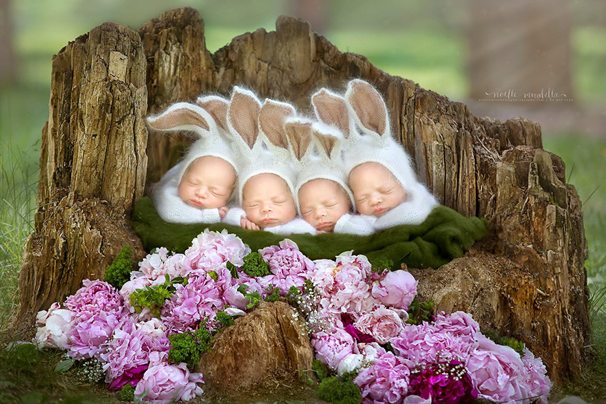 identical-quadruplet-newborn-photography-baby-photoshoot-noelle-mirabella-6