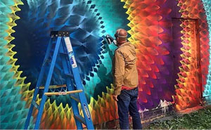 Kaleidoscopic Street Art By Douglas Hoekzema