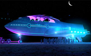 Boeing 747 Transformed Into Largest Art Car Ever At Burning Man