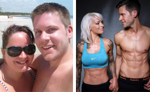 15+ Before-And-After Photos Of Couples Losing Weight Together