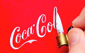 Seb Lester Recreates Famous Logos By Hand Using Calligraphy Pens