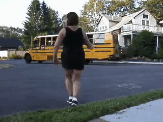 Mom Celebrates Back To School With An Impromptu Dance