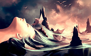 French Artist Creates Surreal Fantasy Universes Inspired By Hayao Miyazaki And Tim Burton