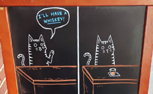 Woman Helped Friend's Bar By Drawing Chalk Signs, The Result Was So Good It Increased The Sales