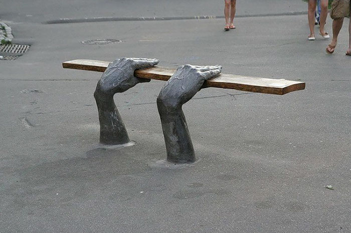 Bench In Kiev, Ukraine