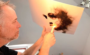 Fire Painting By Spazuk Looks Literally Hot!