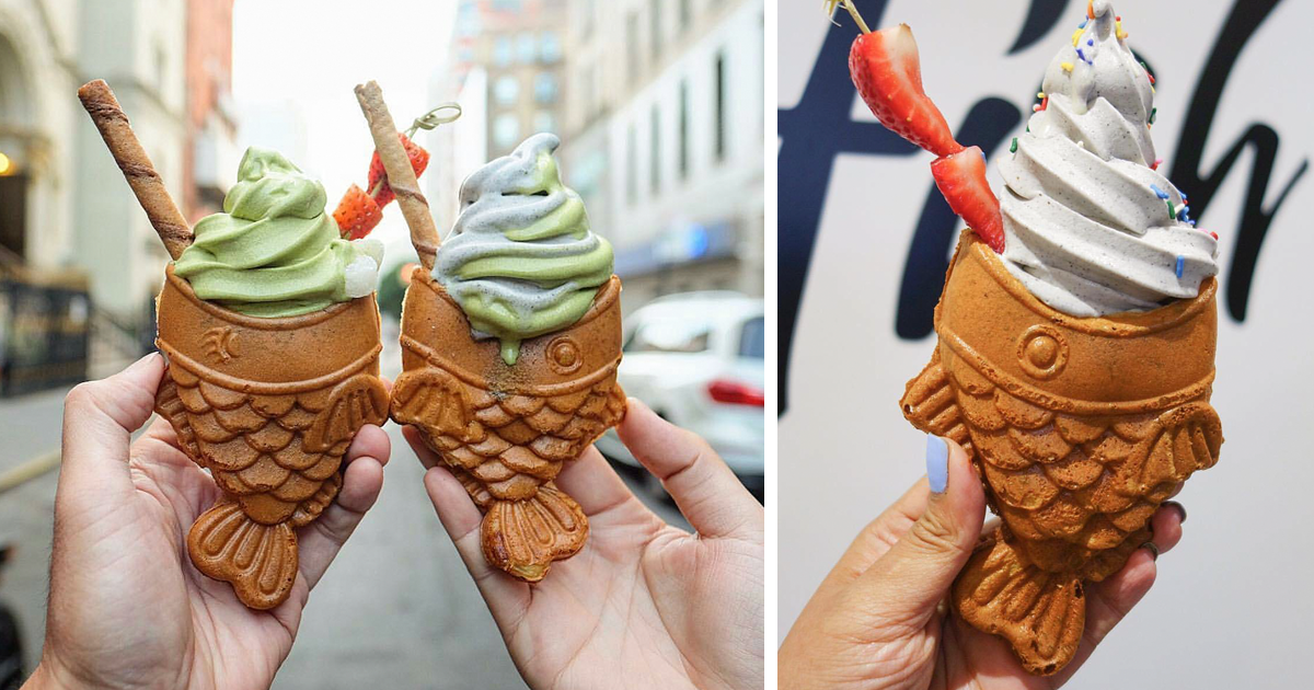 New Yorkers Are Going Crazy For These Adorable Fish Ice