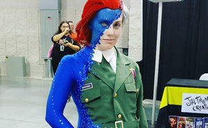 This Mystique Costume At Comic Con Completely 