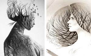 I Personify Mother Nature In My Pencil Drawings