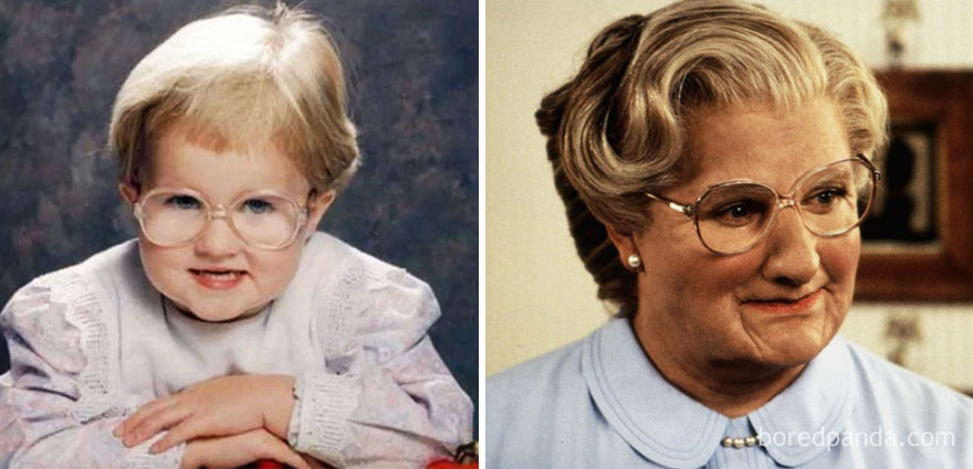 My Friends Baby Pictures Look Like Mrs. Doubtfire