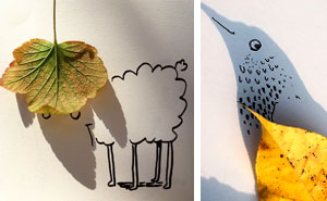 Artist Turns Shadows Of Everyday Objects Into Fun Illustrations (10+ Pics)