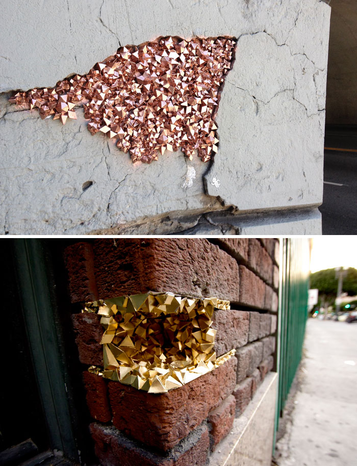 Wall Cracks Fixed With Crystallized Geode Installations