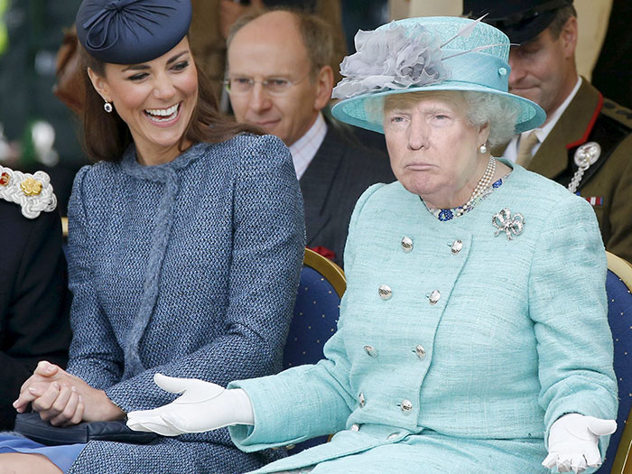 funny-donald-trump-queen-elizabeth-photo