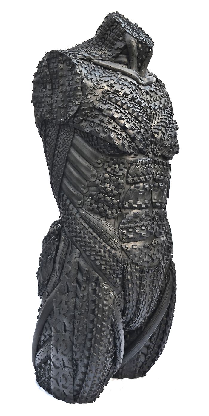 Blake McFarland |Recycled Tire Sculptures #artpeople