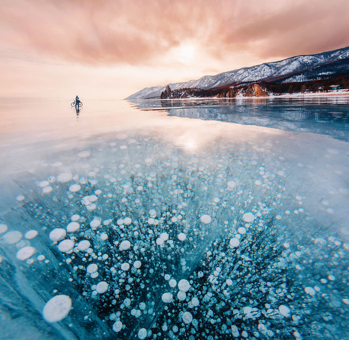  walked frozen baikal deepest oldest lake 