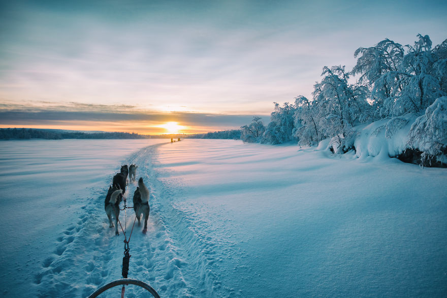  beautiful winter lights finland captured during 3-month 