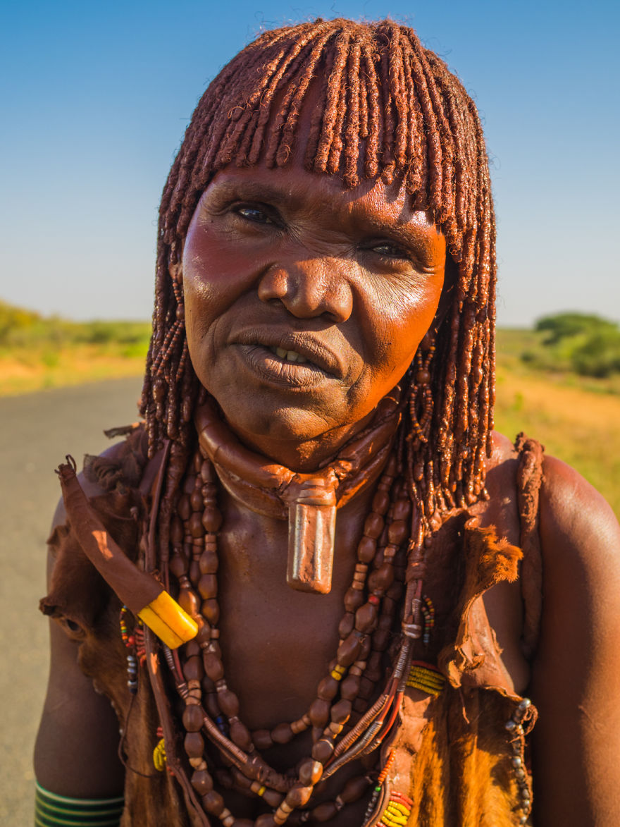 Woman From The Hamar Tribe