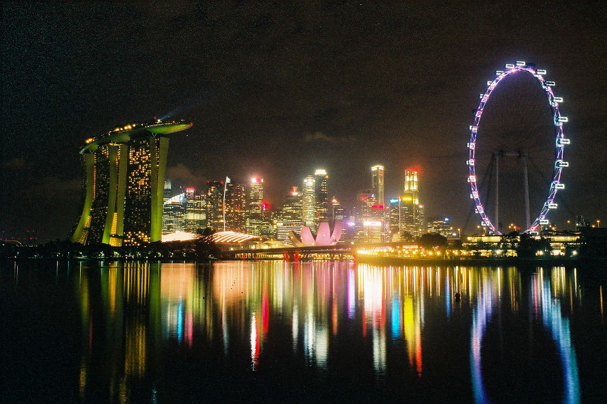  use 35mm film camera capture singapore magical beauty 