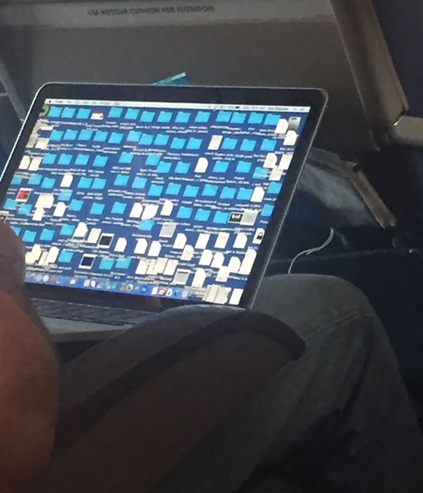 This Guys Laptop On My Flight