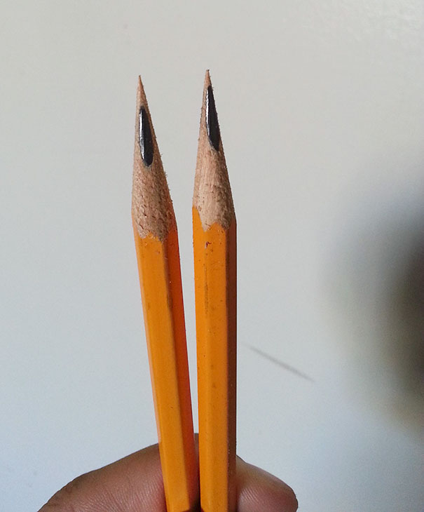 When Pencils Do This Garbage