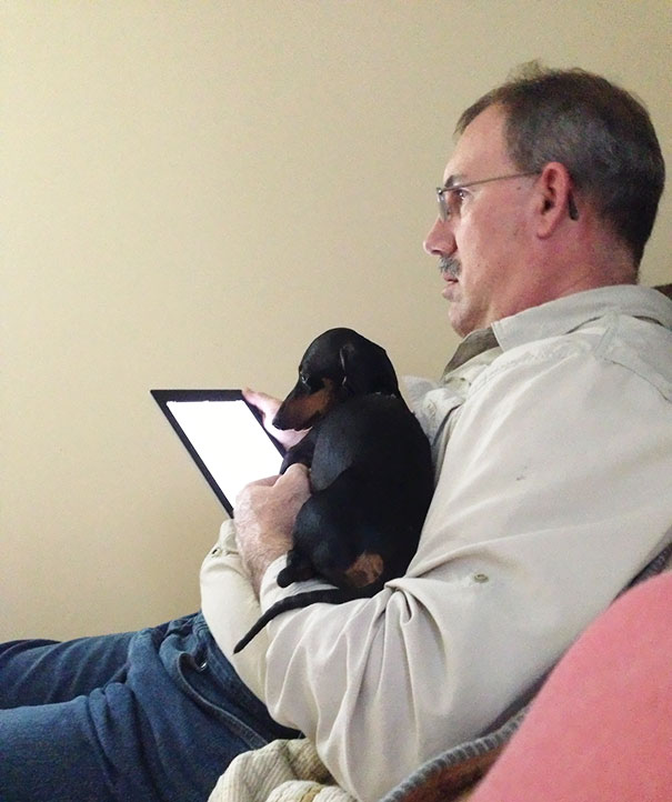 My dad said he didnt want an ipad or a dog