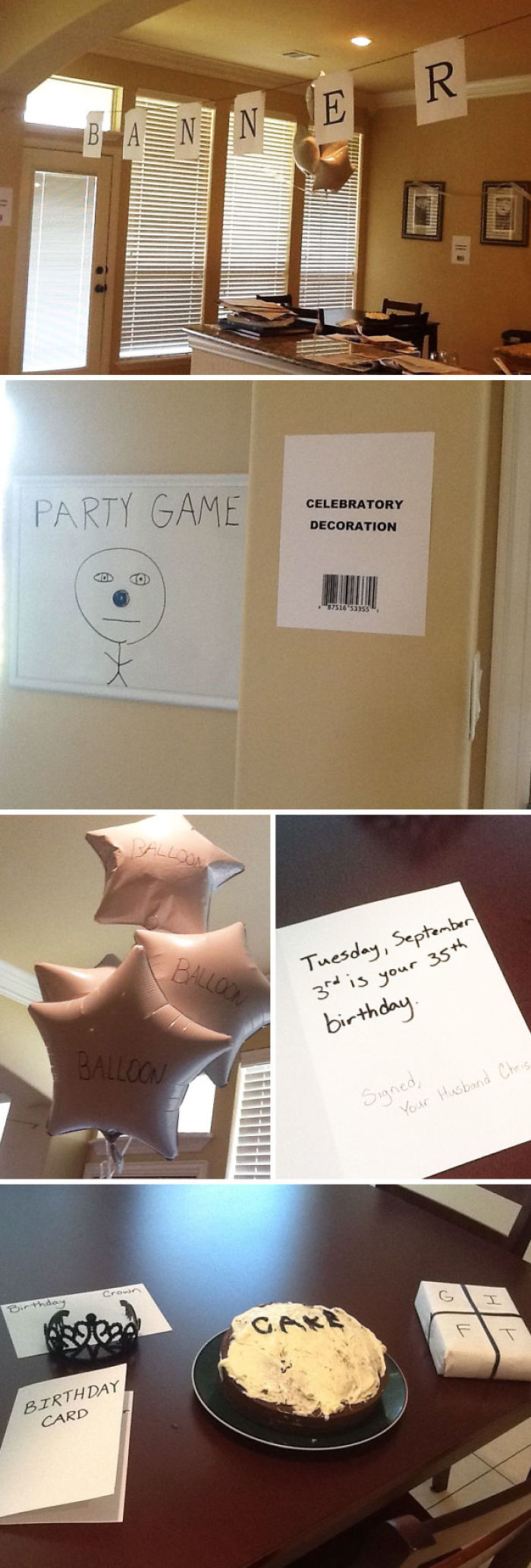 My Wife Wanted A Run-Of-The-Mill Birthday Party. I Asked Her, 