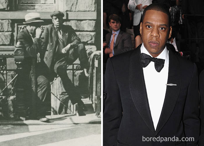 Este homem em Harlem em 1939 e Jay Z