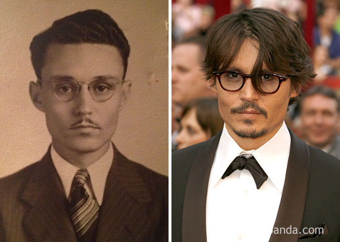 Meu bisavô parece apenas Johnny Depp