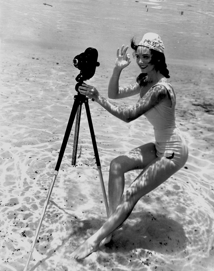 Shot Underwater In 1938 by Bruce Mozert