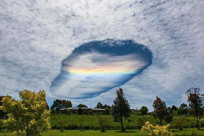 Rare Cloud Phenomenon Over Eastern Victoria, Australia