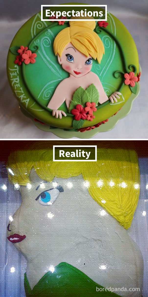 Expectativa Vs. Realidad: los intentos fallidos de tortas para cumpleaños