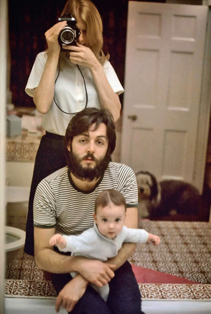 Linda, Paul And Mary McCartney, 1969
