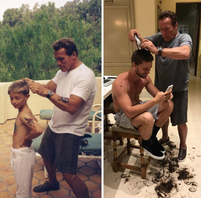 Arnold & Patrick Schwarzenegger: Algunas cosas nunca cambian