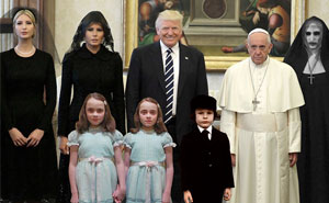 10+ Of The Funniest Reactions To Super Sad Pope Meeting The Trumps