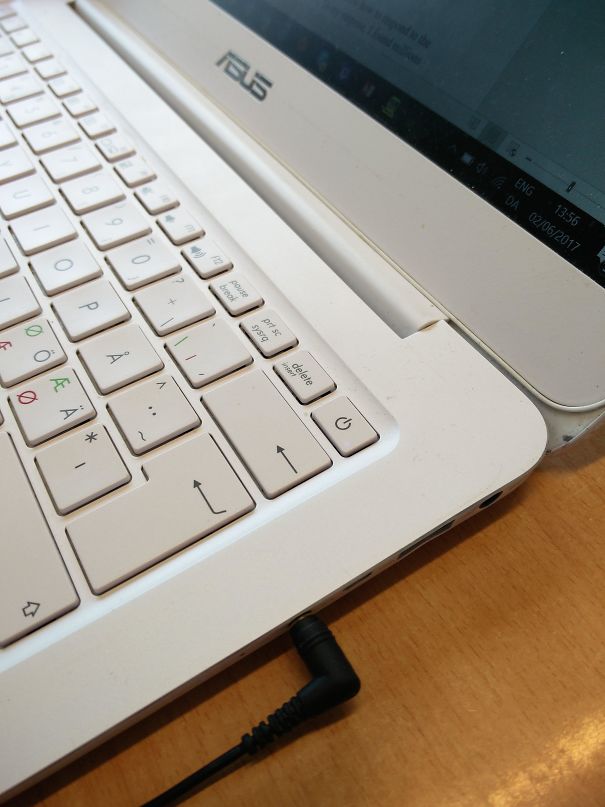 Power Button Where The Delete Key Usually Is