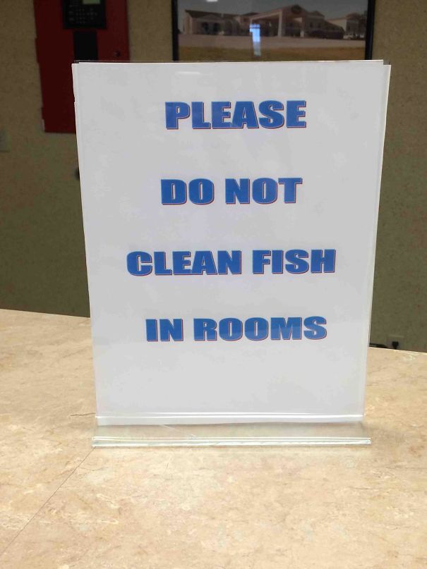 I've Stayed In A Lot Of Hotels And Never Seen A Sign Like This One. Welcome To Missouri