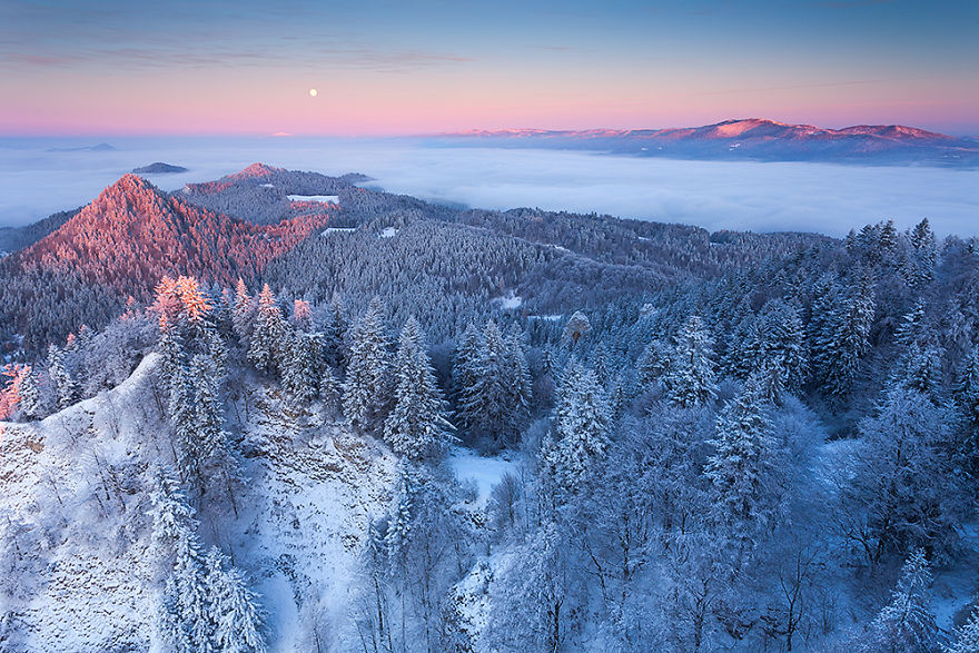 Winter In The Pieniny Mountains