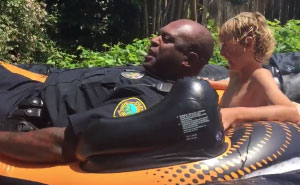Neighbour Calls Police To Shut Down This Illegal Slip'N Slide, But Things Don't Go As Planned