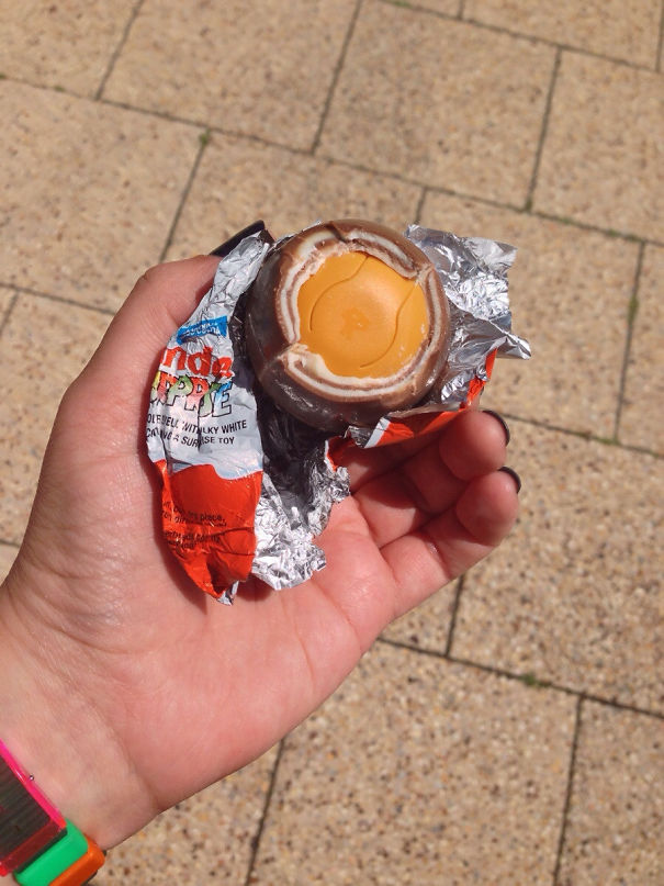 My Kinder Surprise Was Encased In A Second Skin Of Chocolate. Dear Diary, Jackpot